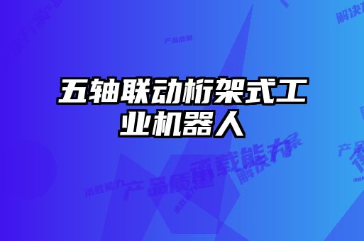 五軸聯(lián)動(dòng)桁架式工業(yè)機(jī)器人