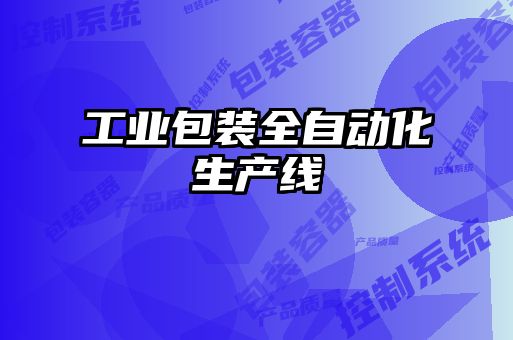 工業(yè)包裝全自動(dòng)化生產(chǎn)線(xiàn)